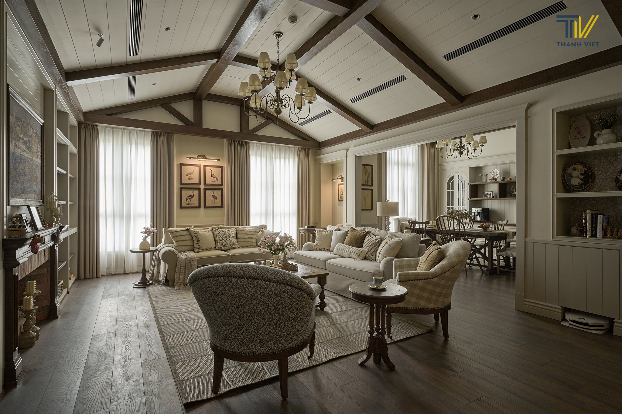 Phòng khách 36 m² Claret House