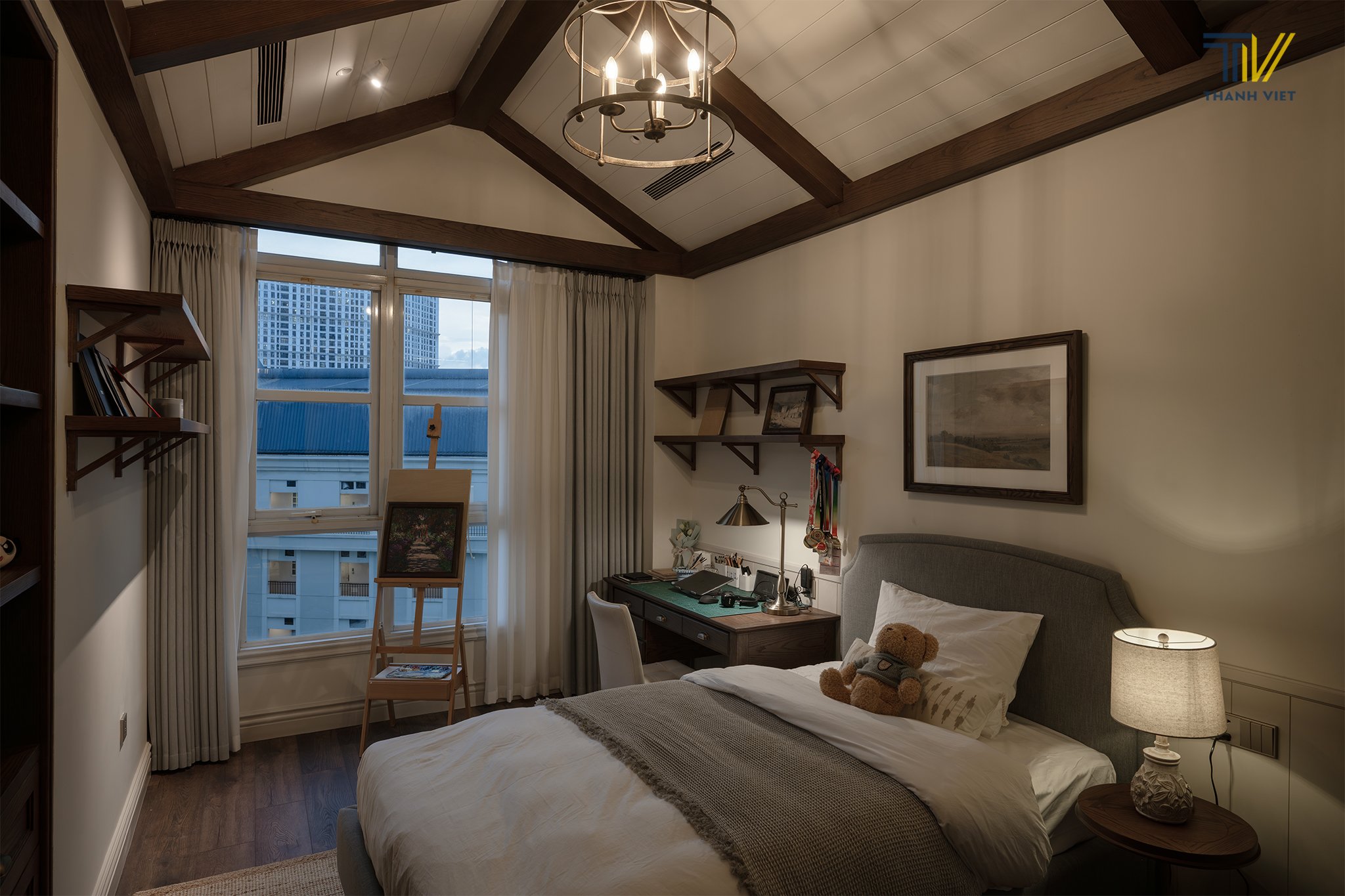 Phòng của hai con Claret House